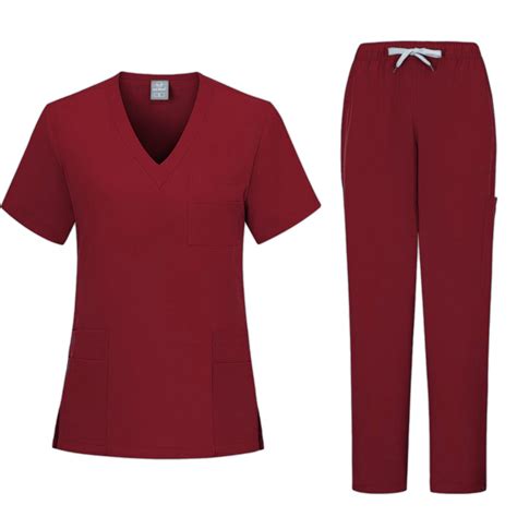 Cheap Red Scrubs Sets