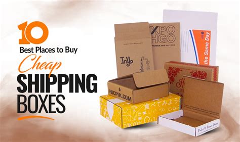 Cheap Shipping Boxes Rates