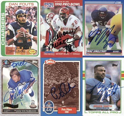 cheap signed football cards