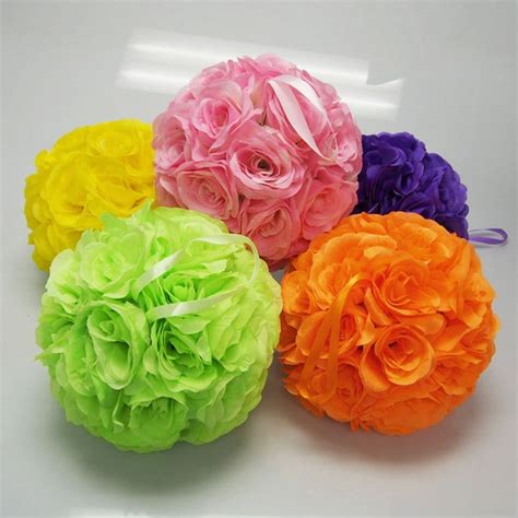 Cheap Silk Flower Balls