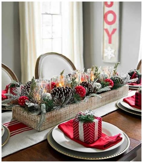 Cheap Simple Christmas Table Decorations