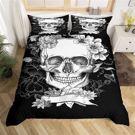 Cheap Skull Bedding