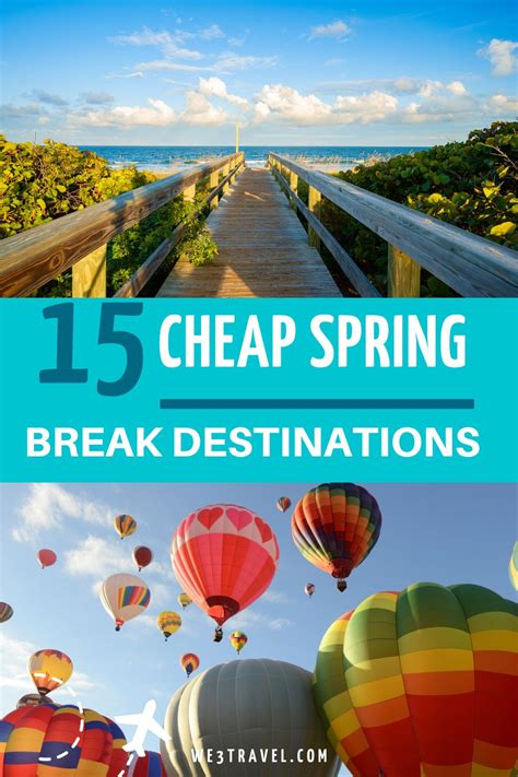 cheap spring break activities near me