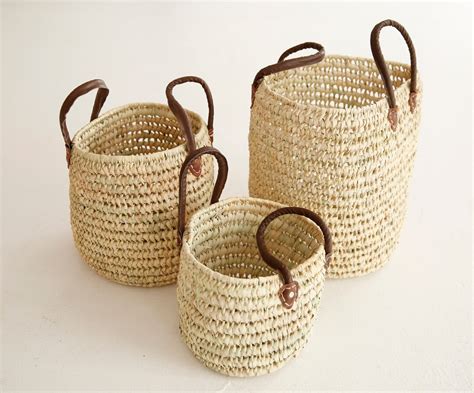 Cheap Straw Baskets With Handles
