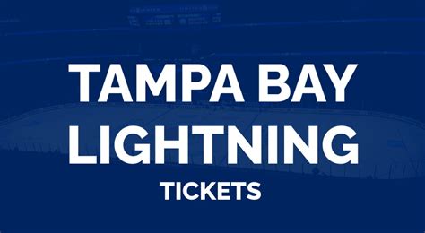 cheap tampa bay lightning hockey tickets