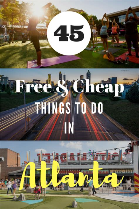 cheap things to do Atlanta