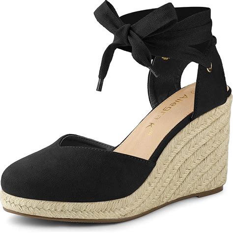 cheap tie up wedge sandals