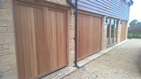 cheap timber garage doors
