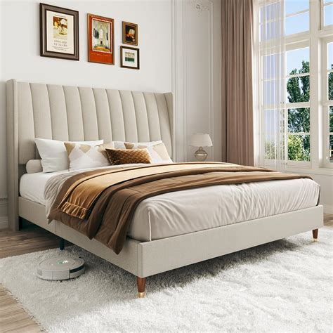 Cheap Upholstered Queen Bed Frame