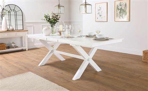 Cheap White Extendable Dining Table