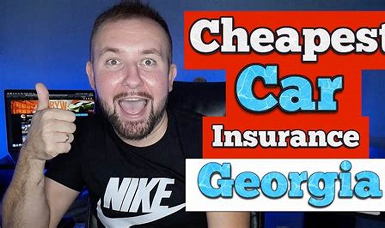 cheapest car insurance georgia