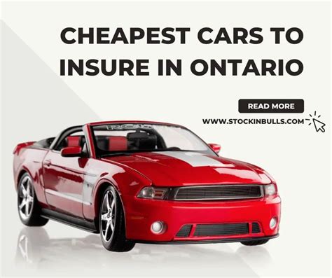 cheapest cars to insure in ontario