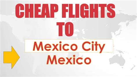 cheapest flight to mexico city mexico
