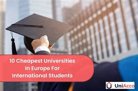cheapest schools in europe