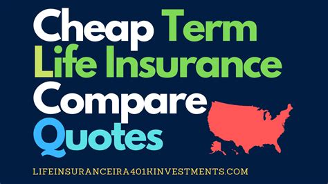 cheapest term life insurance rates