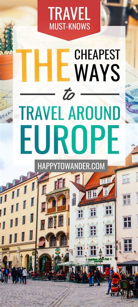 cheapest way to travel through europe