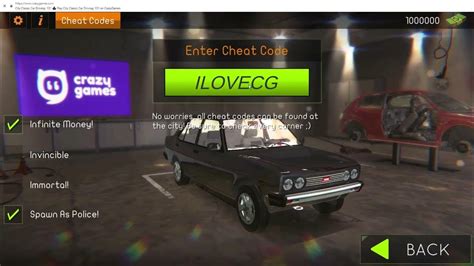 cheat code city classic car driving 131