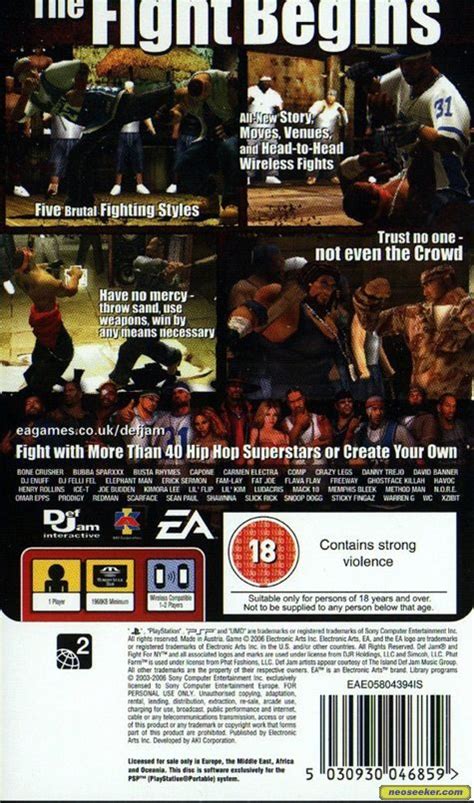 Cheat Codes Def Jam Fight For Ny Ppsspp