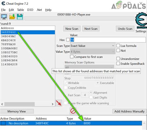 cheat engine time value