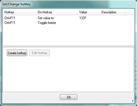 cheat engine value not freezing