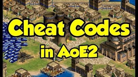Age of Empires 2 PC Cheats (All AoE 2 cheat codes)