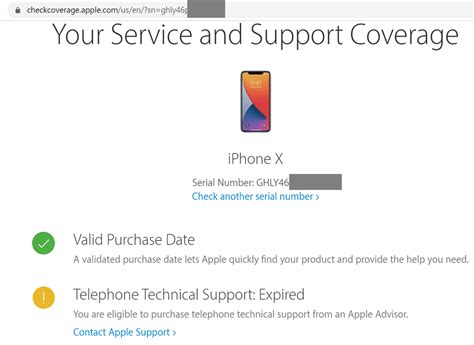 check apple purchase date by serial number