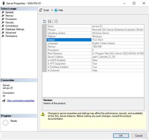 Check Current Sql Server Version