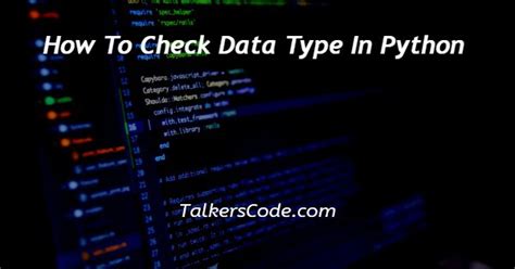 check data type in python code