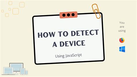 Check Device With Js
