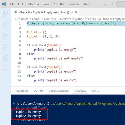 check empty variable in python
