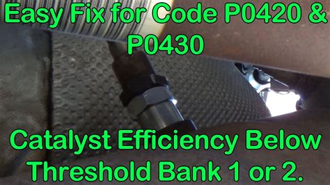 Check Engine Catalyst Code