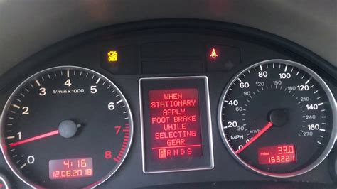 Check Engine Light Audi