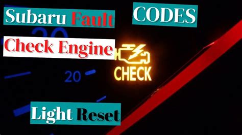 check engine light cruise control flashing subaru outback