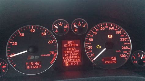 Check Engine Light In Audi A6