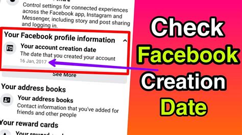 How to Check Account Creation Date on Facebook