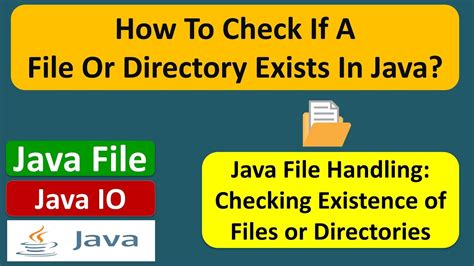 Check File Or Folder In Java