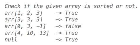 Check If Array Is Sorted Java