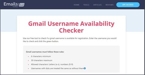 check if gmail username is available