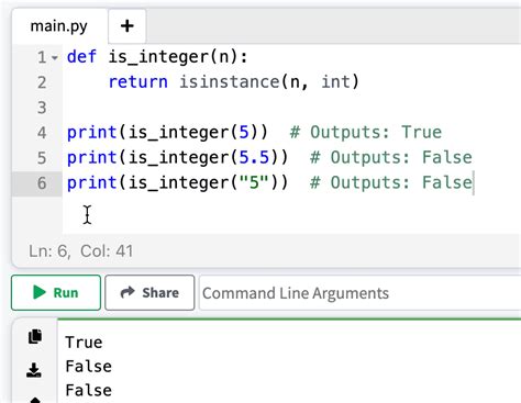 check if item is integer python
