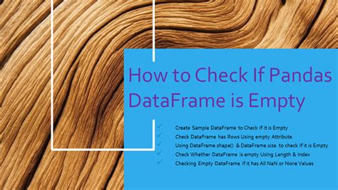 check if pandas dataframe cell is empty