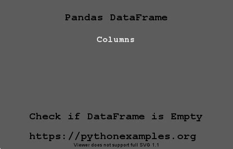 check if pd dataframe is empty