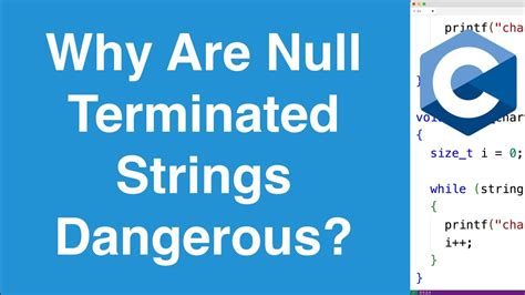 Check If String Is Null Terminated C