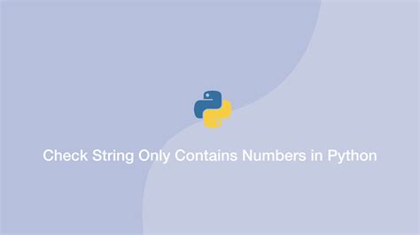 check if string is only numeric python