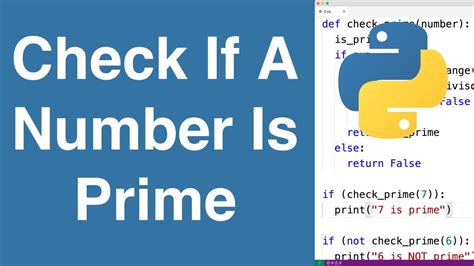 check if the number is prime in python