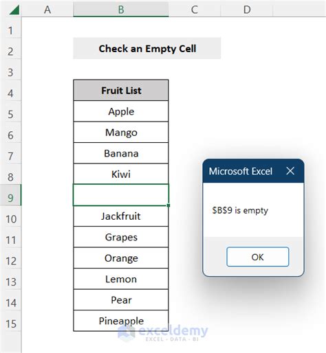 Check If Worksheet Is Blank Vba