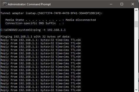 check internet using cmd