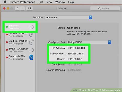 check ip address in mac using terminal
