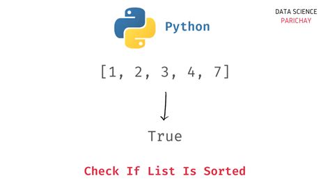 Check List Is Sorted Or Not In Python
