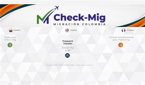 check mig colombia departure