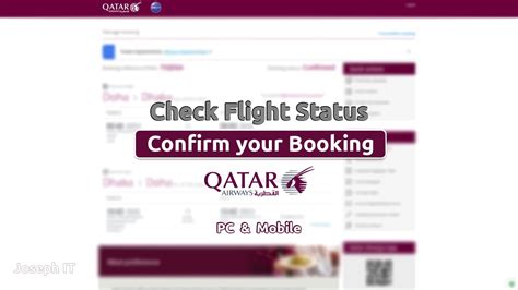 check my flight ticket status qatar airways
